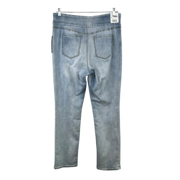 Gloria Vanderbilt Amanda Pull On Light Wash Stretch Jegging Denim Jeans 16 NWT - Picture 3 of 16